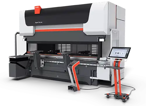 Bystronic-Xpert-pro-320-press-brake-Flextur Bystronic Xpert Pro 320 press brake at Flextur – High-tonnage precision metal forming with advanced bending technology.
